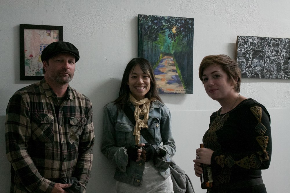 Photograph of gallery opening